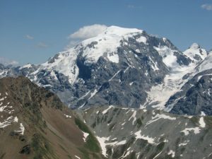 Monte Ortles seen from Piz Umbrail. Photo by Marco Borello, june 2003.