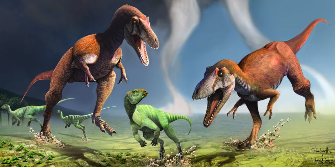 types of dinosaurs like t rex