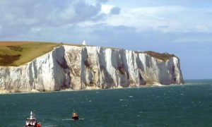 The White Cliffs of Dover have been a symbol of England at least since Roman times. New research is teaching scientists more about how this great structure came to be. Credit: Immanuel Giel, CC by 3.0 via Wikimedia Commons 