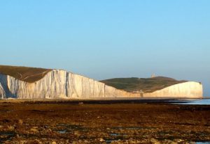 The erosion rates along Beachy Head and Seaford Head in Sussex had remained relatively stable for thousands of years. However, around 200 to 600 years ago the rates rapidly accelerated, increasing to between 22 and 32 centimetres each year. Credit: Image courtesy of Imperial College London