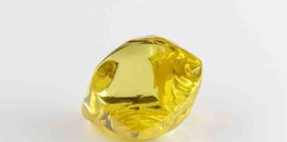 Yellow Rough Diamond