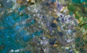 Diverse mineralogy exhumed from the Martian subsurface: A false color image from the HiRISE instrument aboard NASA's Mars Reconnaissance Orbiter shows amazing diversity of rocks exhumed from the Martian subsurface a meteor impact in the Nili Fossae area. 
