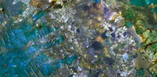 Diverse mineralogy exhumed from the Martian subsurface: A false color image from the HiRISE instrument aboard NASA's Mars Reconnaissance Orbiter shows amazing diversity of rocks exhumed from the Martian subsurface a meteor impact in the Nili Fossae area.