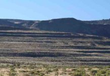 Erosional Pleistocene shorelines in Surprise Valley, California, USA.