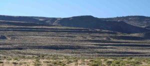 Erosional Pleistocene shorelines in Surprise Valley, California, USA. 