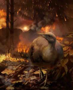 The asteroid impact that eliminated non-avian dinosaurs destroyed global forests. 