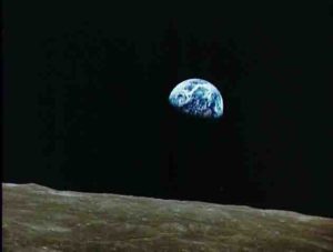 Earth taken by the Apollo 8 astronauts on Dec. 22, 1968