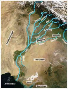 The Indus civilization was the largest—but least known—of the first great urban cultures that also included Egypt and Mesopotamia. Named for one of their largest cities, the Harappans relied on river floods to fuel their agricultural surpluses. Today, numerous remains of the Harappan settlements are located in a vast desert region far from any flowing river.