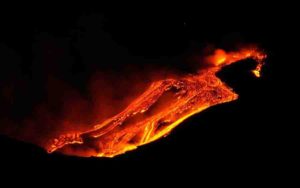 Mount Etna Eruption on Jan. 12, 2011.