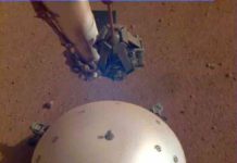 InSight's seismometer was taken on the 110th Martian day, or sol, of the mission.