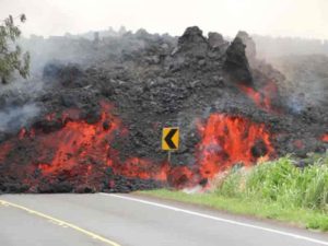 June 2018 flow from Kilauea Volcano’s lower east Rift Zone.