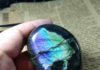 Natural crystal Labradorite Purple Moonstone