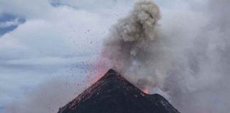 volcanic eruption in australia