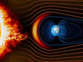 Earth magnetic field. Credit: Carnegie Institution for Science