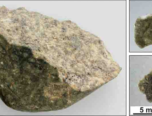 Fragments of the Oued Awlitis 001 meteorites acquired by the Ludovic-Ferrière. Credit: University of Manchester