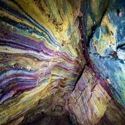 Rainbow Cave, Hormuz Island, Iran