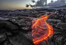 Molten lava from a Hawaiian volcano. Image: Willyam/Adobe