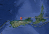 Alpine Fault, South Island, New Zealand