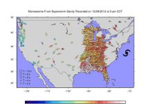Superstorm Sandy Shook the U. S., Literally