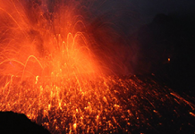 Volcanic lightning recreated in the lab