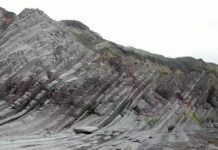 Chronology of geological events prior to the great extinction 66 million years ago