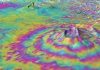Satellite view of volcanoes finds the link between ground deformation and eruption