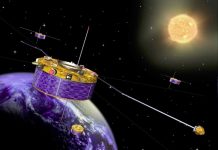 Solar wind breaks through Earth’s magnetic field