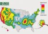 Risk of earthquake increased for about half of US