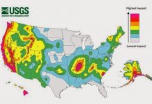 Risk of earthquake increased for about half of US