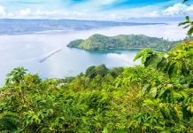 Magma Pancakes beneath Lake Toba