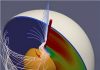 Turbulence in molten core helps amplify Earth’s magnetic field