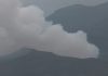 Japan’s Mt. Aso Volcano Spews Rocks