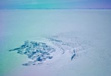 Two lakes beneath the ice in Greenland, gone within weeks