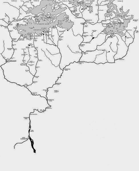 ganges river map