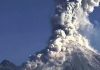 Time lapse of Mexico volcano eruption