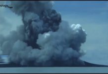 Underwater volcano erupts off Tonga