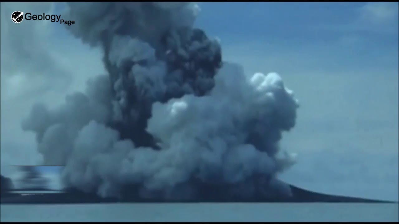 Underwater volcano erupts off Tonga Geology Page
