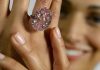 What makes pink diamonds pink?