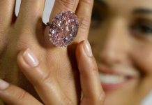 What makes pink diamonds pink?