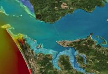 Impact of tsunami on the Columbia River