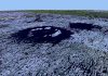 Double impact crater in Canada formed in two separate impacts