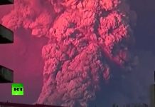 Spectacular Calbuco voulcano eruption in Chile