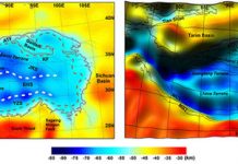 Satellites peer into rock 50 miles beneath Tibetan Plateau