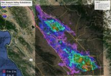 California drought causing valley land to sink