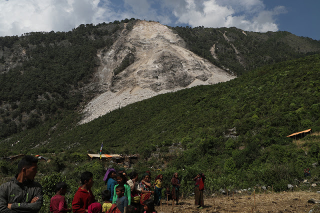 Landslides Triggered By Nepal Earthquakes Geology Page