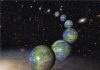 Most Earth-like worlds have yet to be born