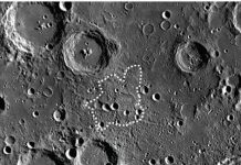 Mound near lunar south pole formed by unique volcanic process