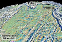 Microplate discovery dates birth of Himalayas
