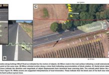 Laser scanning shows rates and patterns of surface deformation from the South Napa earthquake, California, USA