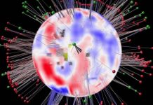 The patchy weather in the centre of the Earth
